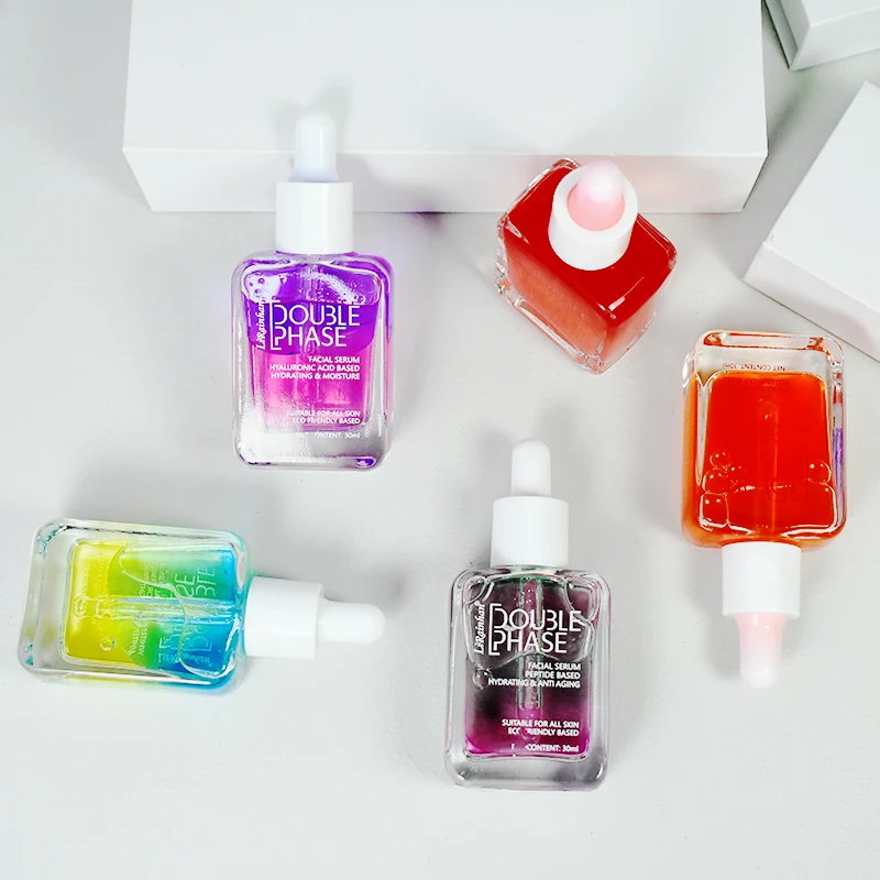 gold supplier of skin care products double phase face serum moisture and anti aging whitening wholesale price