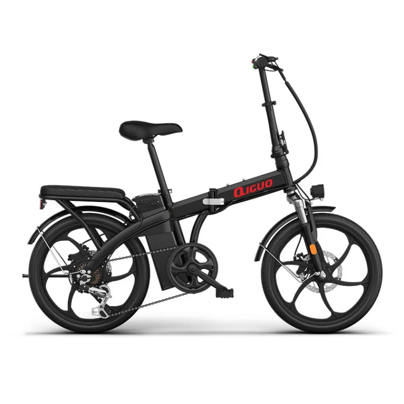 Cheap wholesale  20 inch lithium battery folding electric bicycle disc brake variable speed electric bike