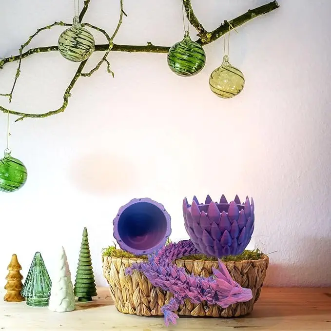 MINI Hot Wholesale 3D Printed Dragon Eggs with Dragon Inside Fidget Toy