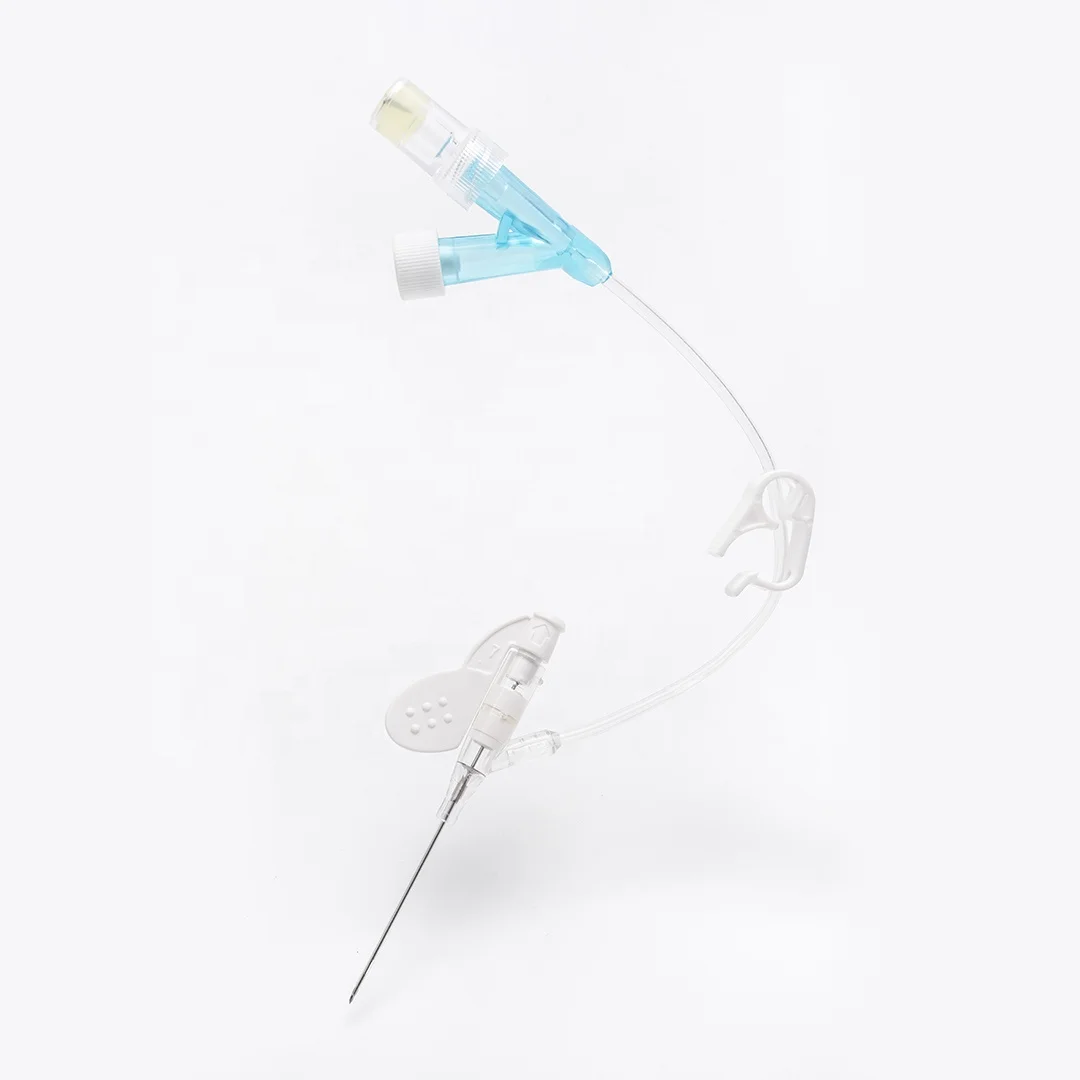 Disposable safety IV Cannula Closed Medical Needle Stab Proof Intravenous Cannula kit surgical injection Y port set