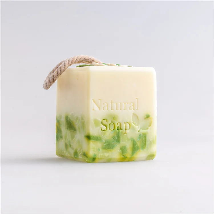 Private Label OEM Organic Naturally  Sea Buckthorn Lemon Soap Handmade Nature Acne Soap For Skin Care