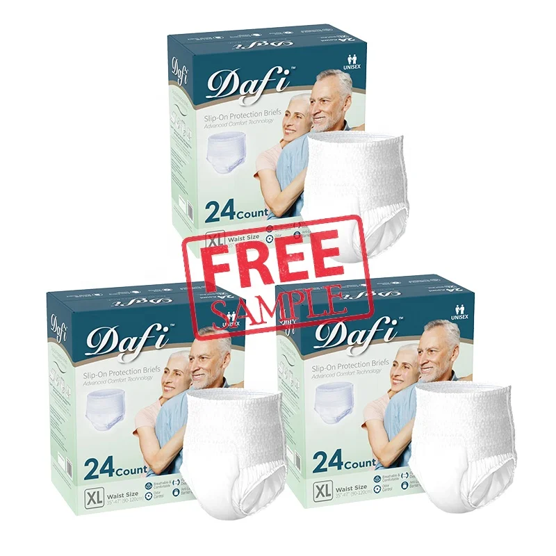 Free Sample Adult Incontinence Disposable Protective Postpartum Underwear Male Thick Adult Diaper