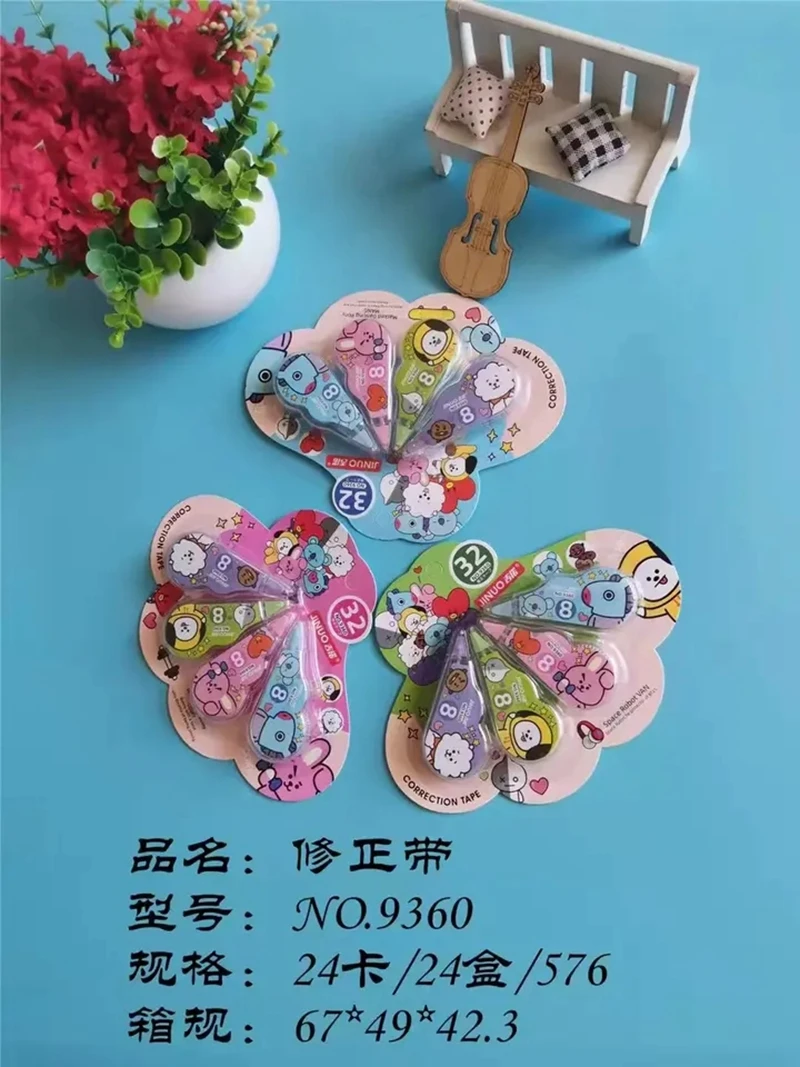 DOULUO Sanrioo surrounding cartoon cute mini cartoon correction with small altered with vertical belt