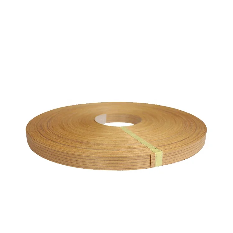 Natural Wood Veneer Edge Banding Tape for Furniture ,vinyl table edge