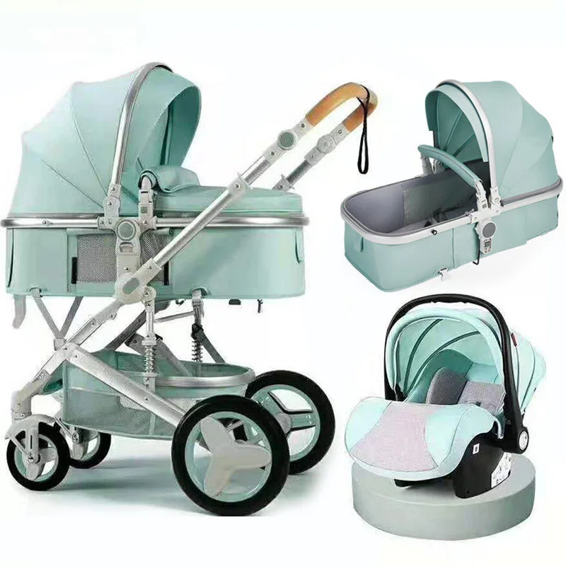3 In 1Good Quality Cheap Baby Pram New Design Black Luxury Baby Carriage For Sale Baby Stroller