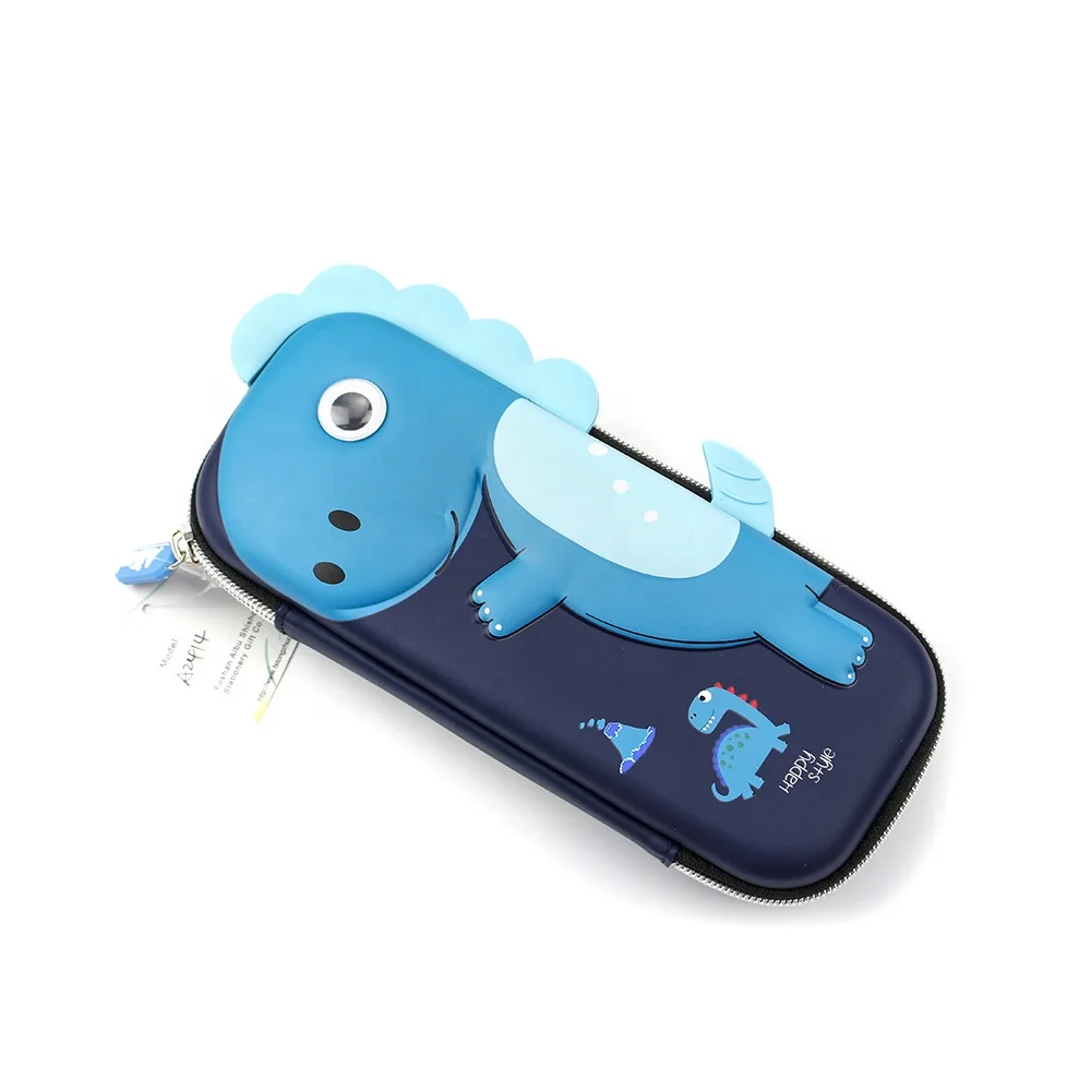 Latest dinosaur cartoon school pencil box Creative  cute pencil case for students