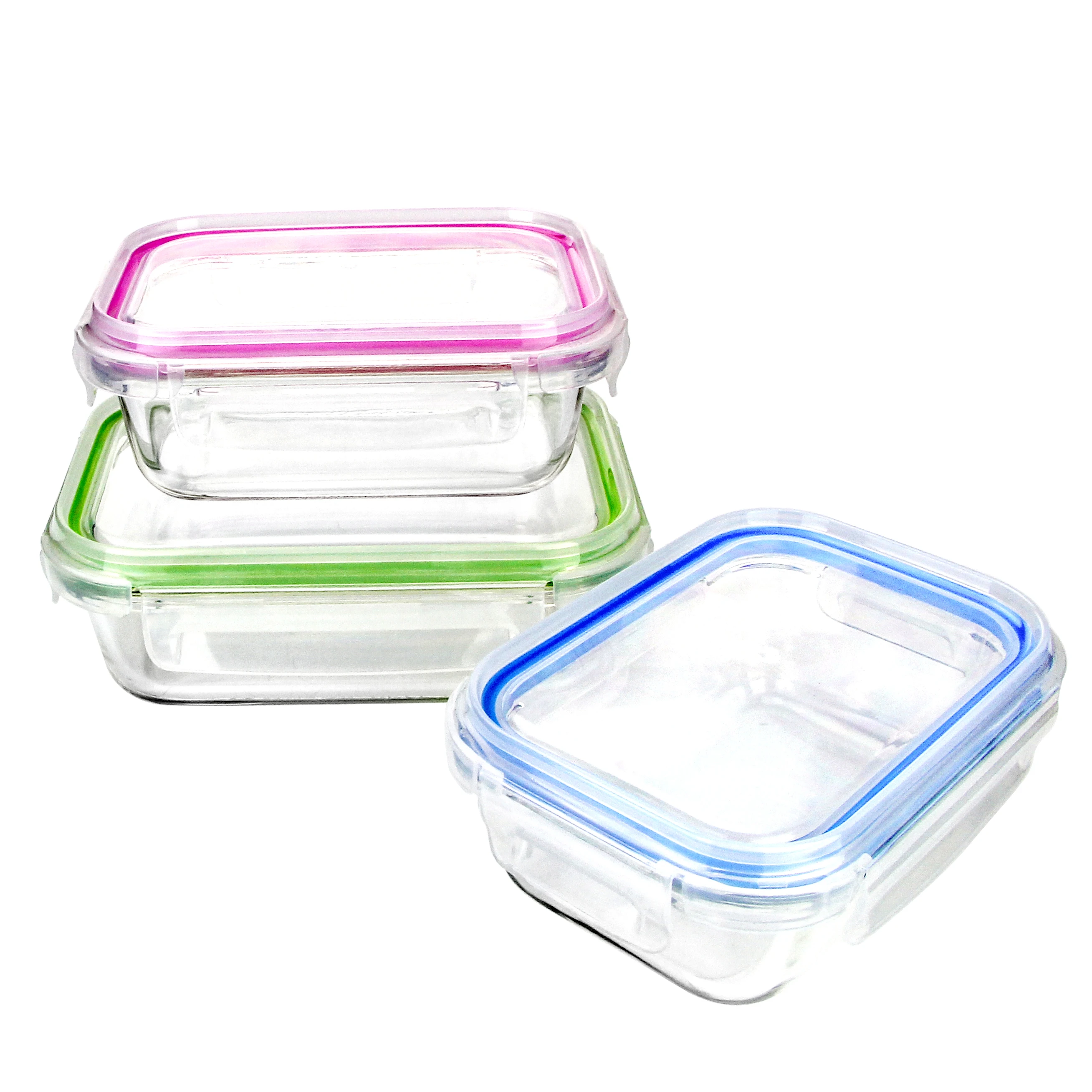 Top Ten Sale 3 Compartment Microwave Food Container Glass Lunch Box China Storage Boxes & Bins Eco-friendly Multifunction Modern