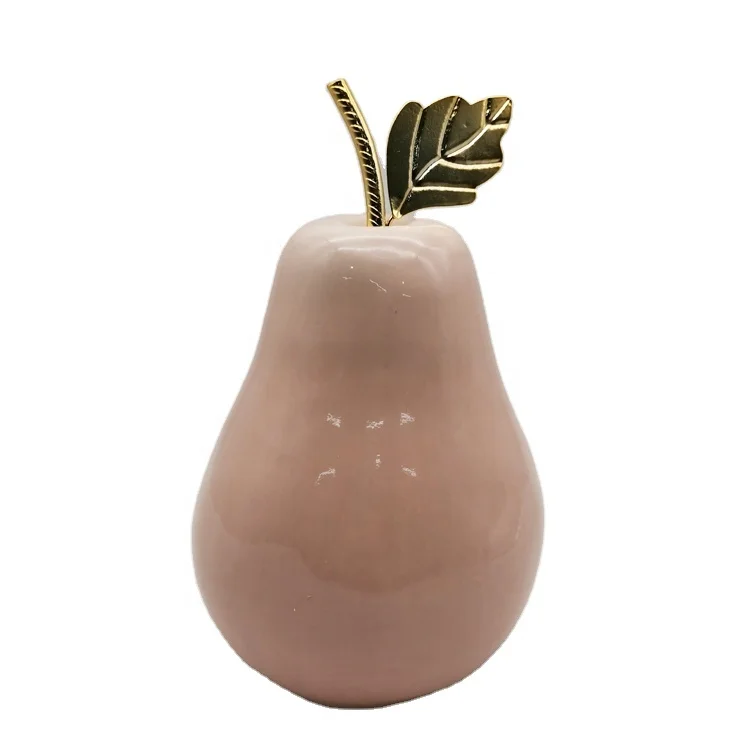 Фарфоровая фигурка в форме фрукта и груши для домашнего декора настольное украшение керамическая столовой набор из 3 предметов