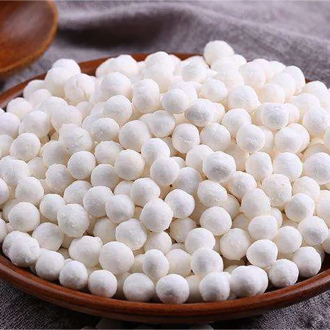 White sago Tapioca pearl bubble milk tea ingredients