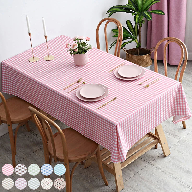 Manteles De Picnic Mantel De Pvc Rectangular Table Cloth En Pvc Rectangular Checkered Tablecloth