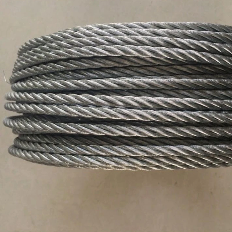 Hot Sell Manufacture Rope Wire 12mm 14mm 16mmSteel Cable Rope 6x12+7FC Galvanized Steel Wire Rope