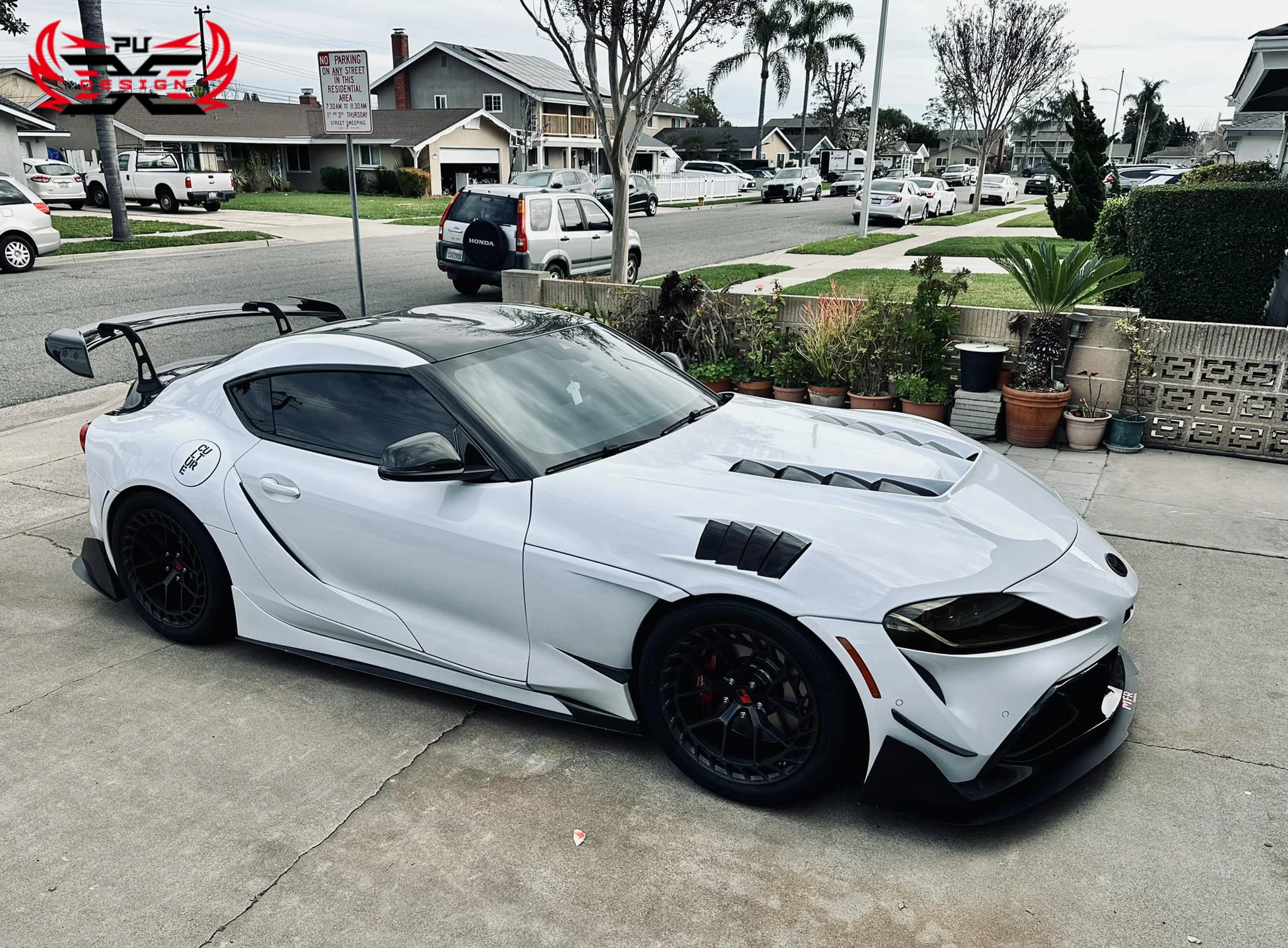 Perfect Fit Carbon Fiber  AT-R2 V2 upright Wing for Toyota GR Supra A90 A91 MK5 Rear Spoiler Trunk Lip Flap Performance Kit