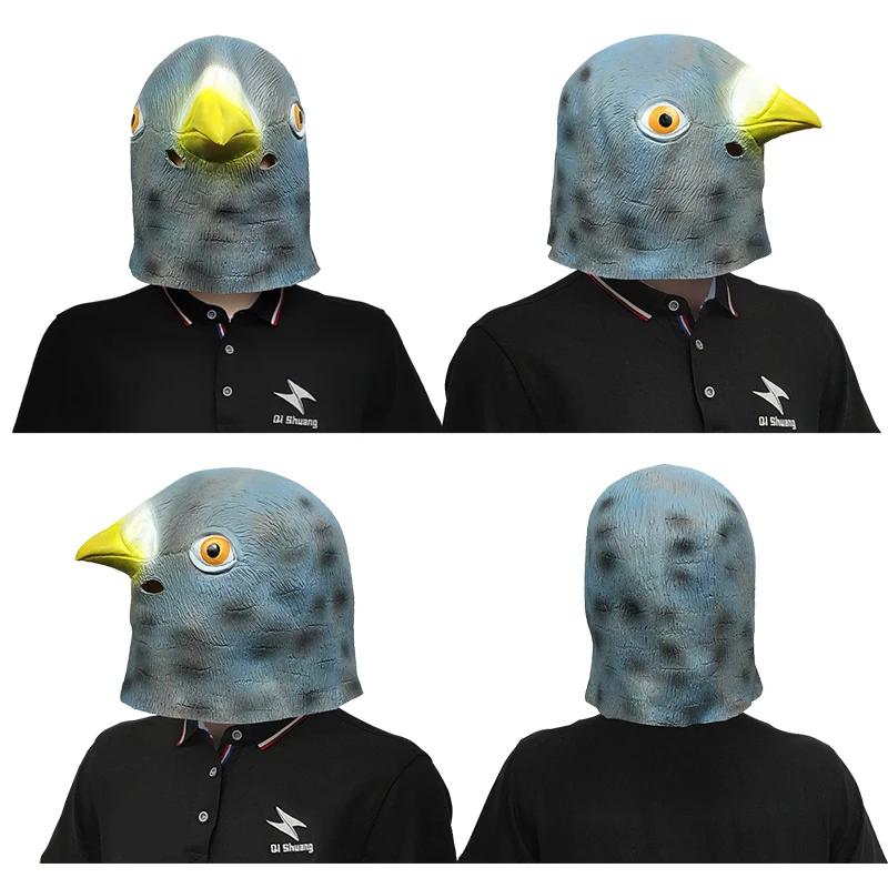 Full head pigeon mask  Animal Party Mask Costume Toys for Halloween Head mask Decorations