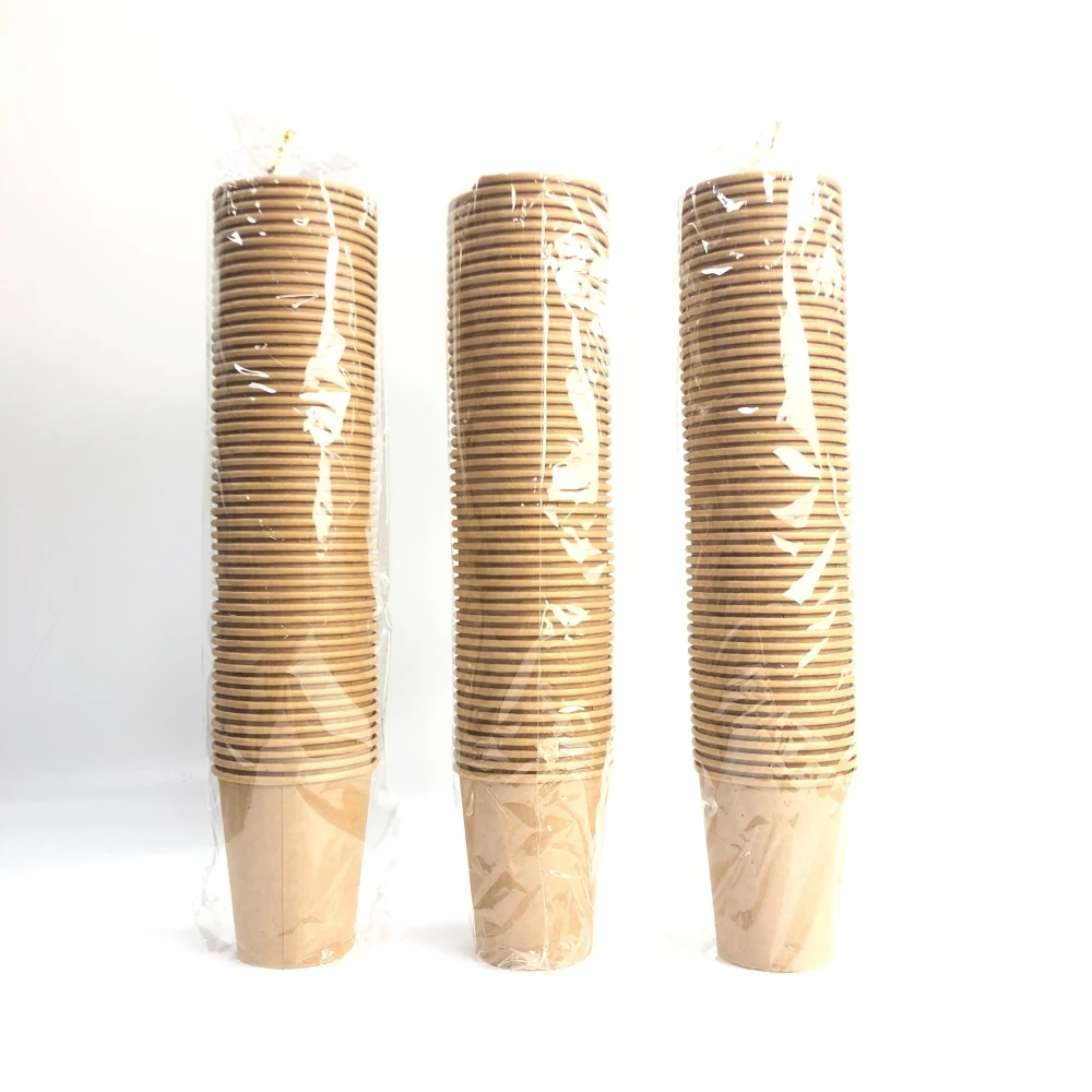 Hot Sale Custom Disposable fan double well eco friendly biodegradable paper cups