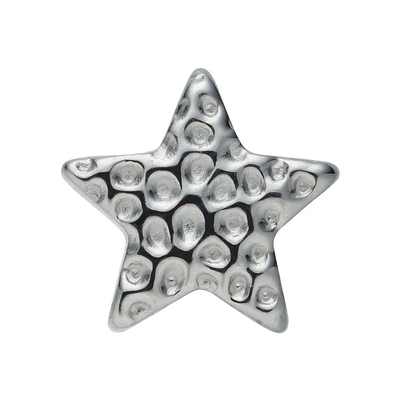 Giometal ASTM F136 Titanium Threadless and Hinged Rings Hammered Cluster End Daith Helix Piercing Earrings Nose Body Jewelry