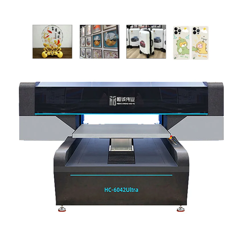 HC-6042 Ultra Flatbed Uv Printer small Format printer uv printing machine toy printing Uv Flatbed Printer