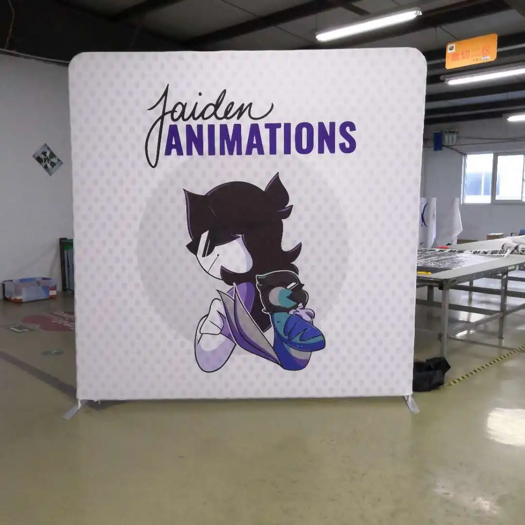 8Ft 10Ft Portable for party & wedding Event Promotion Advertising Fabric Trade Show Backdrop Banner Wall Pop Up Display Stand