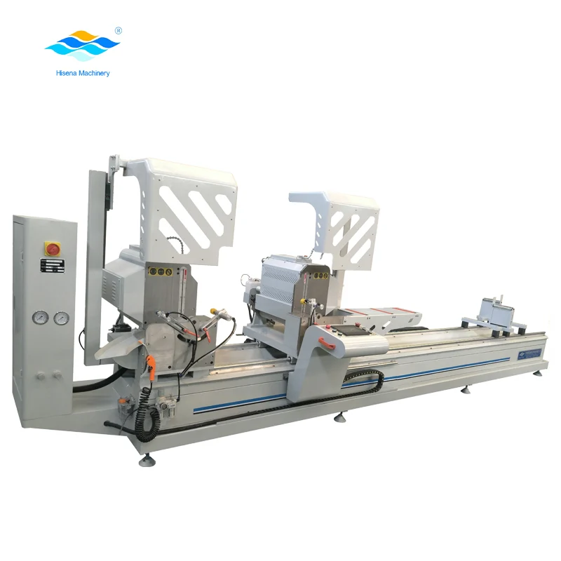Aluminium window machinery automatic cnc double head mitre saw aluminum cutting machine