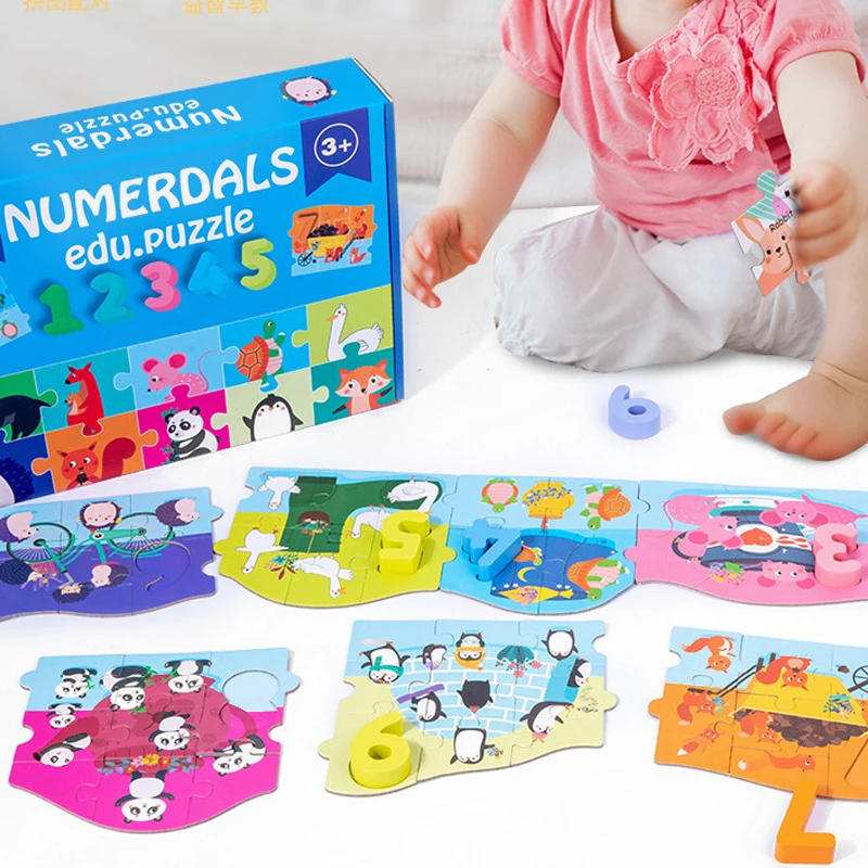 Chinese suppliers custom Baby busy book kindergarten elementary education Kids numeral animal busy book