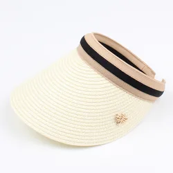 Лидер продаж, Высококачественная Складная летняя соломенная шляпа из 100% бумаги с козырьком