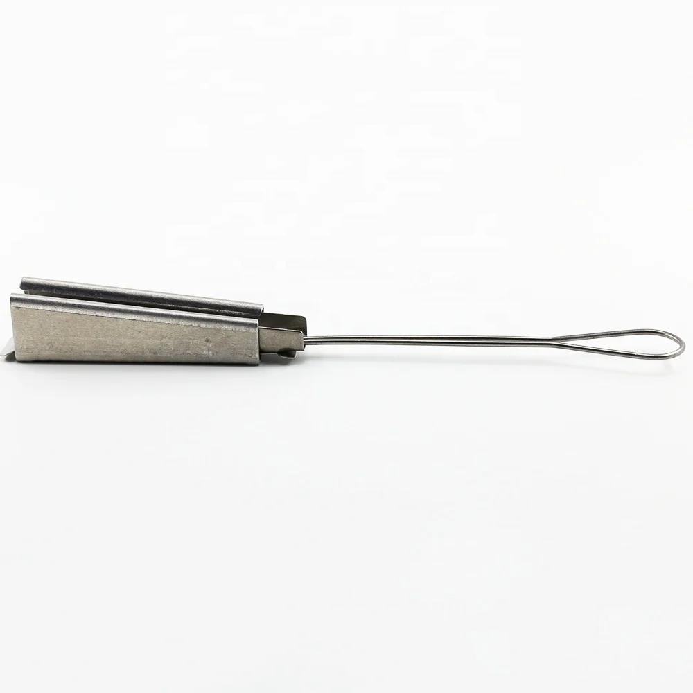 High quality 6 core fiber optic cable stainless drop wire clamp