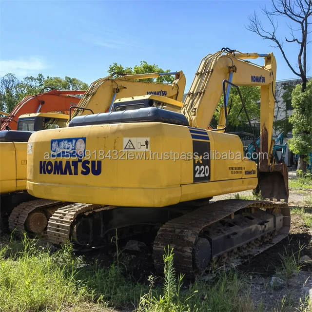 For sale used Japan Komatsu excavator PC220-7 komatsu 22 tons crawler excavator