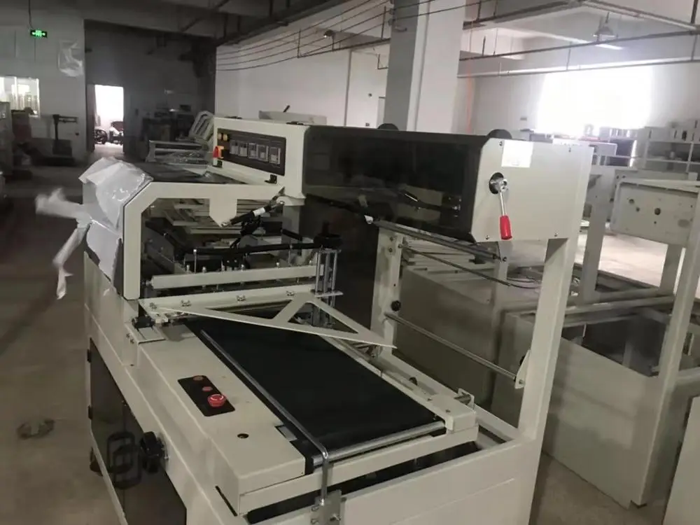 L Type Sleeve POF Shrink Wrapping Packaging Heat Sealing Machine For Business