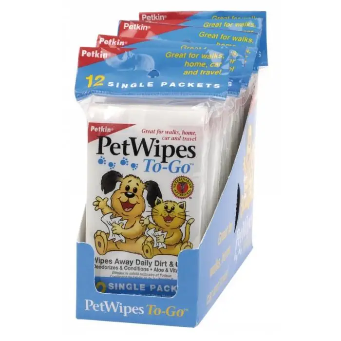 OEM 10-Piece Pack of Wet Grooming Wipes for Dogs and Cats for Household Pet Cleaning Use