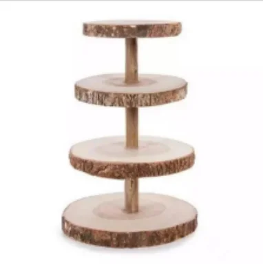 
Good quality wooden decorative Cakecup stands 3 tiers 4 tiers shelf decoration 