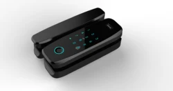 office glass door locks fingerprint biometric smart door locks card passoword lock