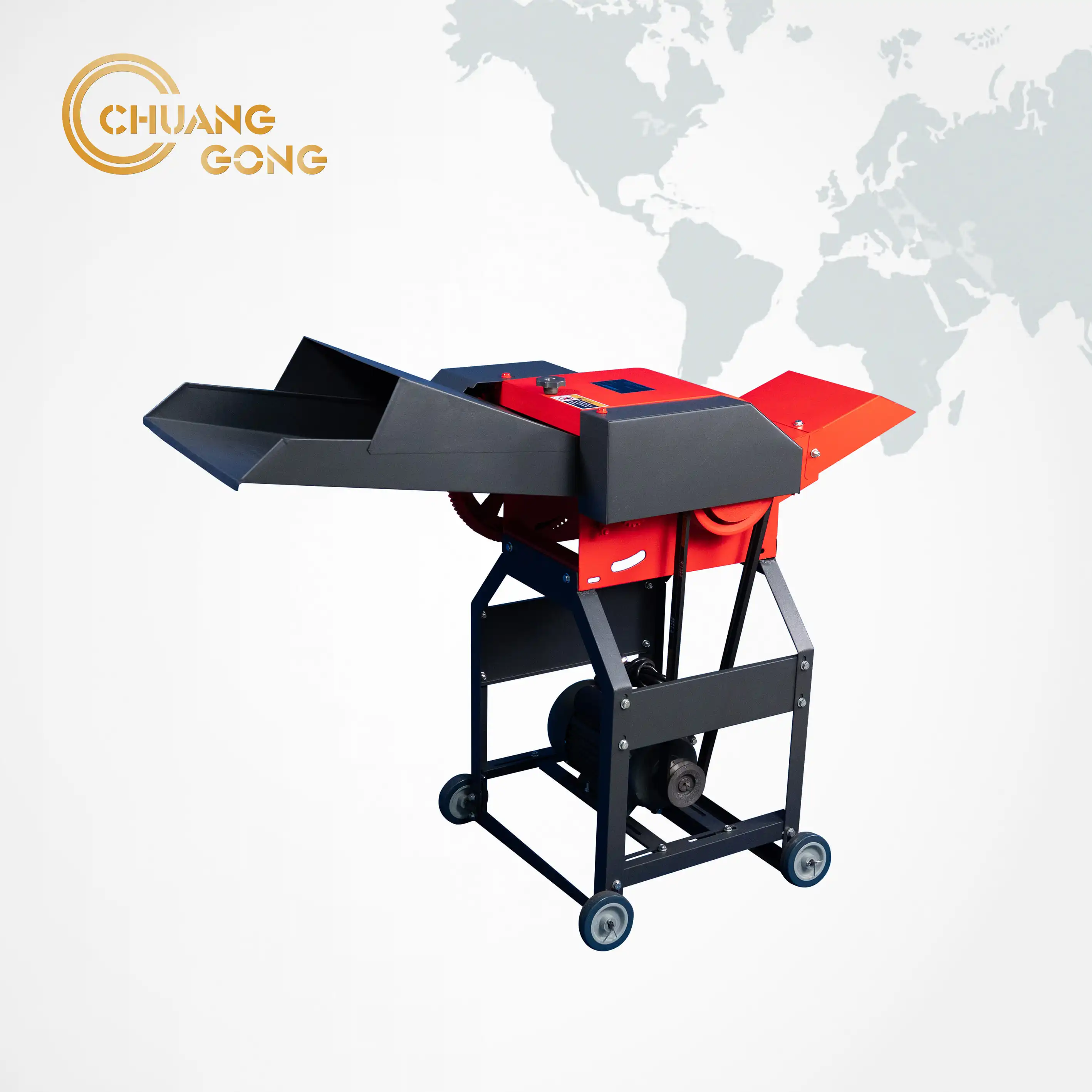 
New Product Best Price Gasoline Grass Chaff Cutter Fodder Machine 