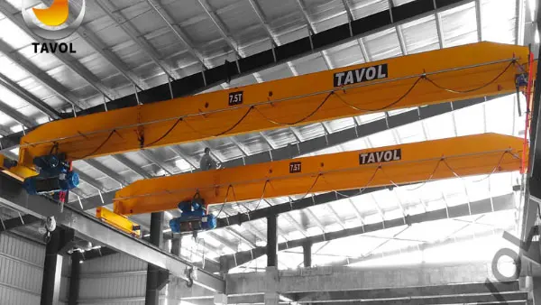 Tavol Brand Top Technique Pendent Line Control Bridge crane 5 Ton 10 Ton  Single Girder Electric Traveling Overhead Crane for W