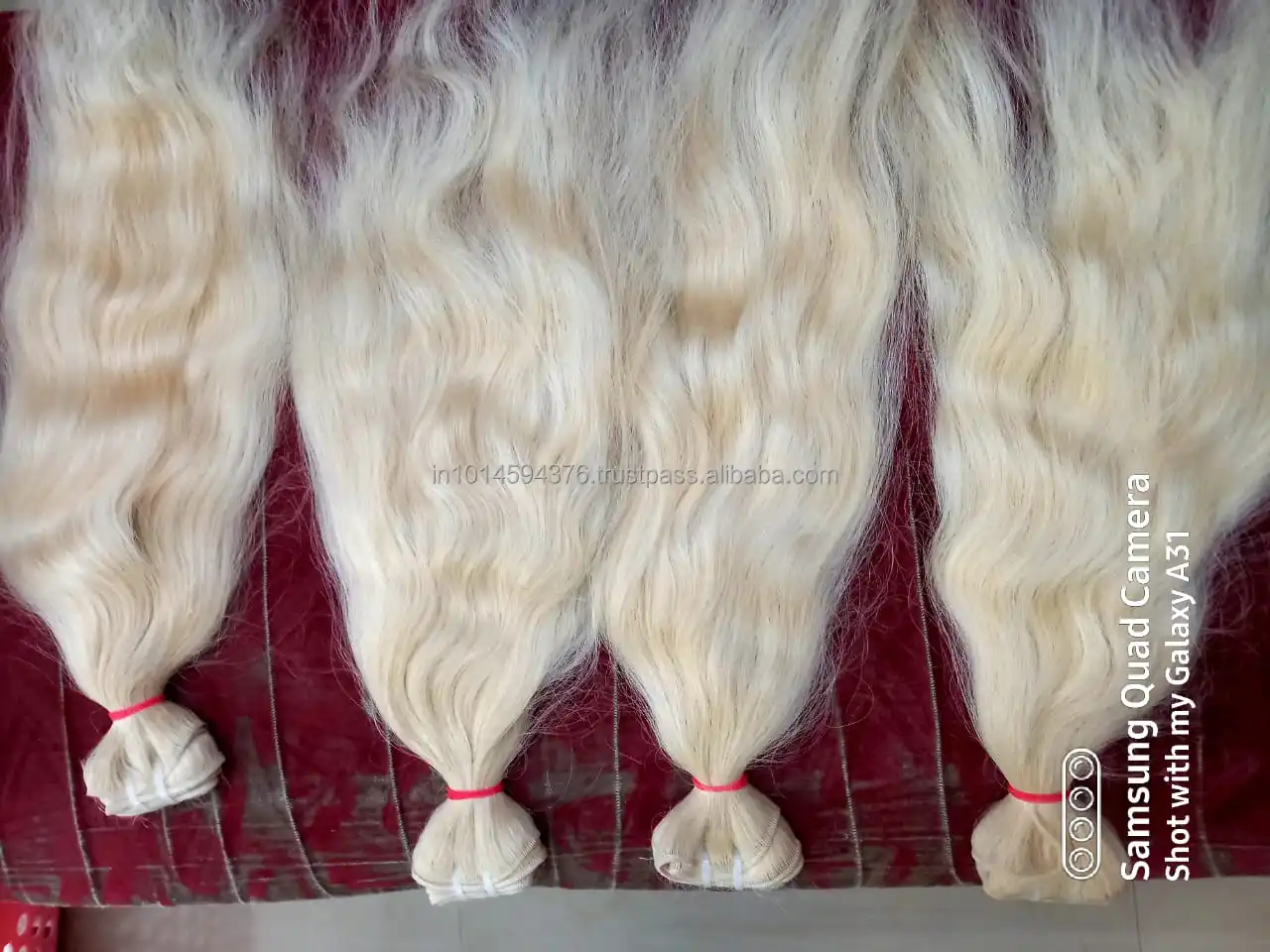 
2021 NEW ARRIVAL !!!!! 613 BLONDE BULK NATURAL WAVY INDIAN HUMAN HAIR EXTENSIONS !!!!! 