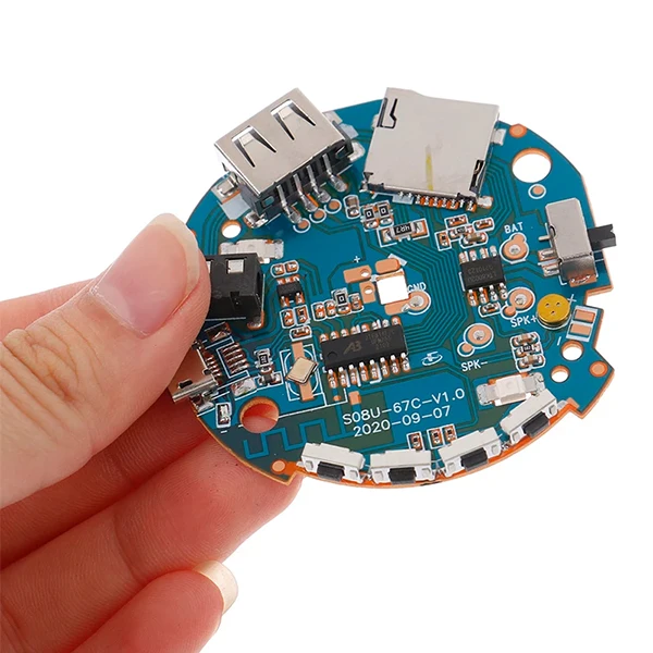 OEM bluetooth receiver speaker circuit board PCB assembly from Shenzhen PCBA manufacturer