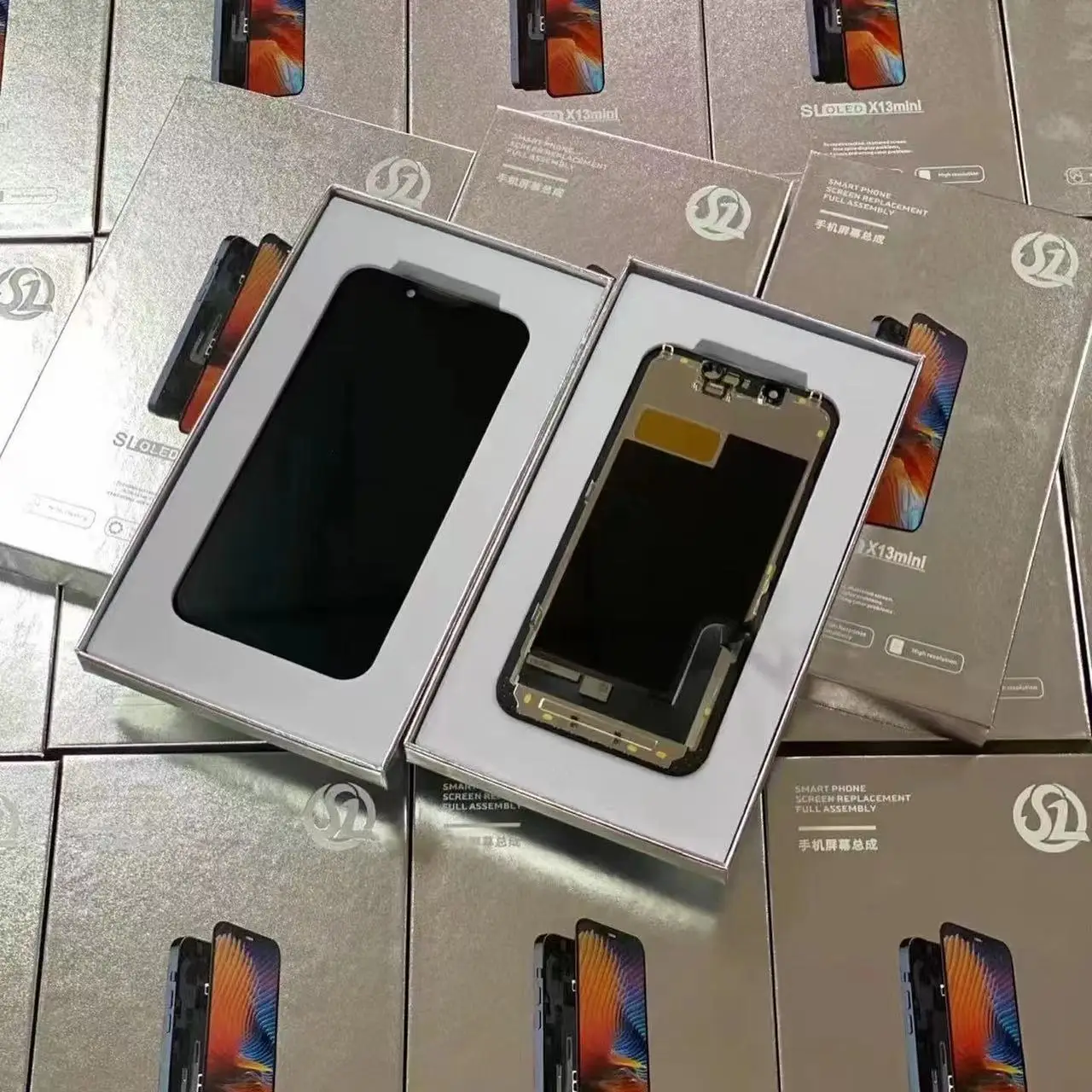 Apple Iphone исправляет сломанный экран телефона ooled LCD дисплей черный 2 шт. EMS FEDEX UPS DHL POST антистатический пакет в течение