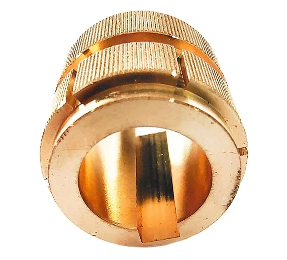 OEM Custom high precision spare parts brass bushing dry sleeve bearing Metal Round Coupling Sleeve