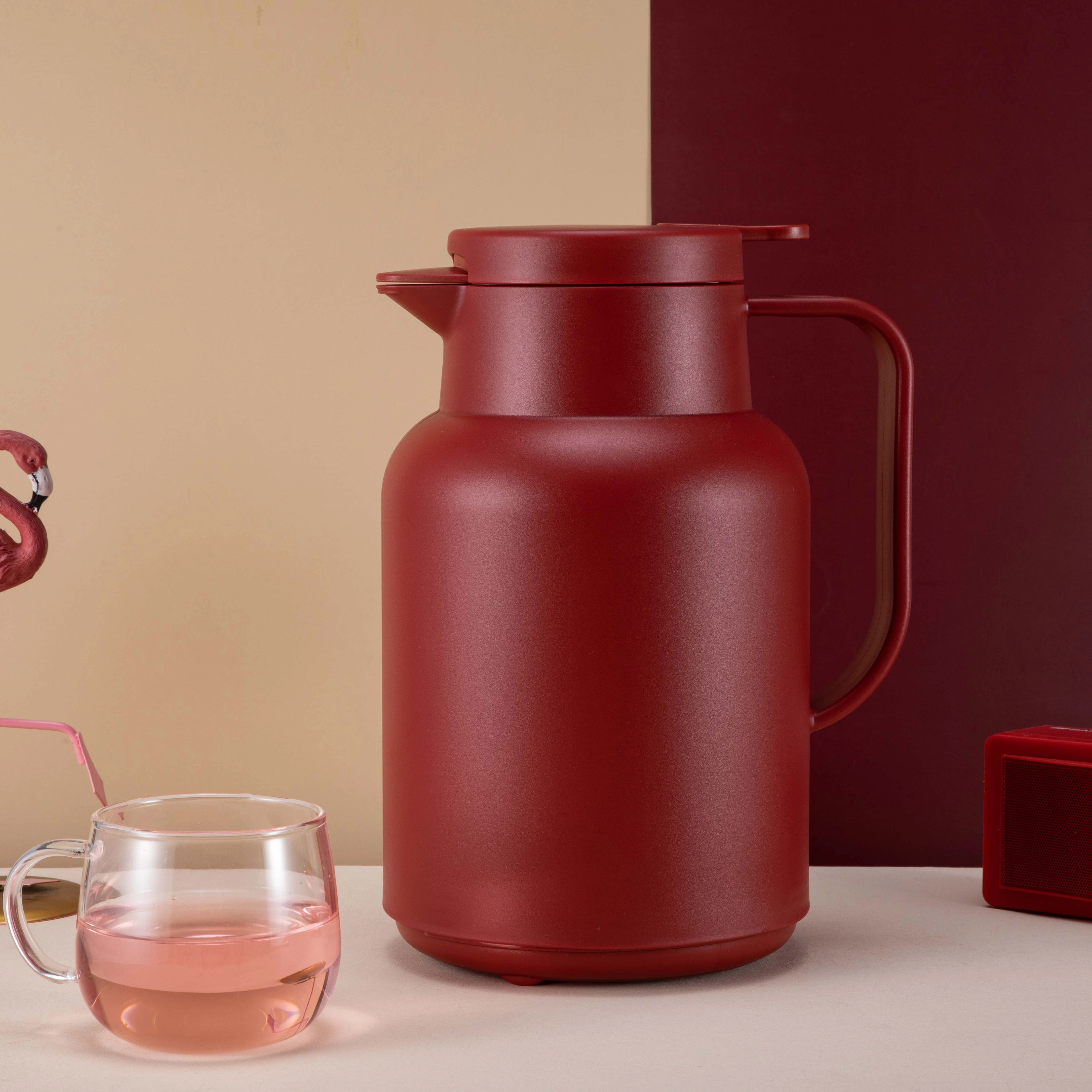 Long Time Keep Hot Thermal Coffee Pot Tea Plastic Vacuum Flask Glass Refill