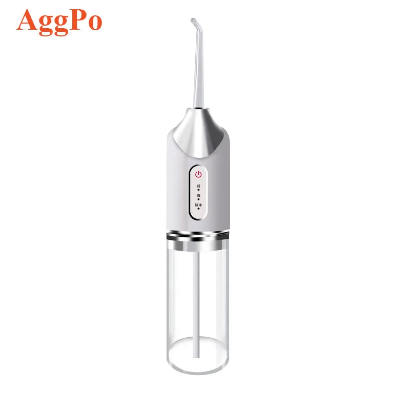 Портативный беспроводной ирригатор для полости рта IPX7, 220 мл, перезаряжаемый Стоматологический Ирригатор, 3 режима, Очистка зубов с четырьмя головками