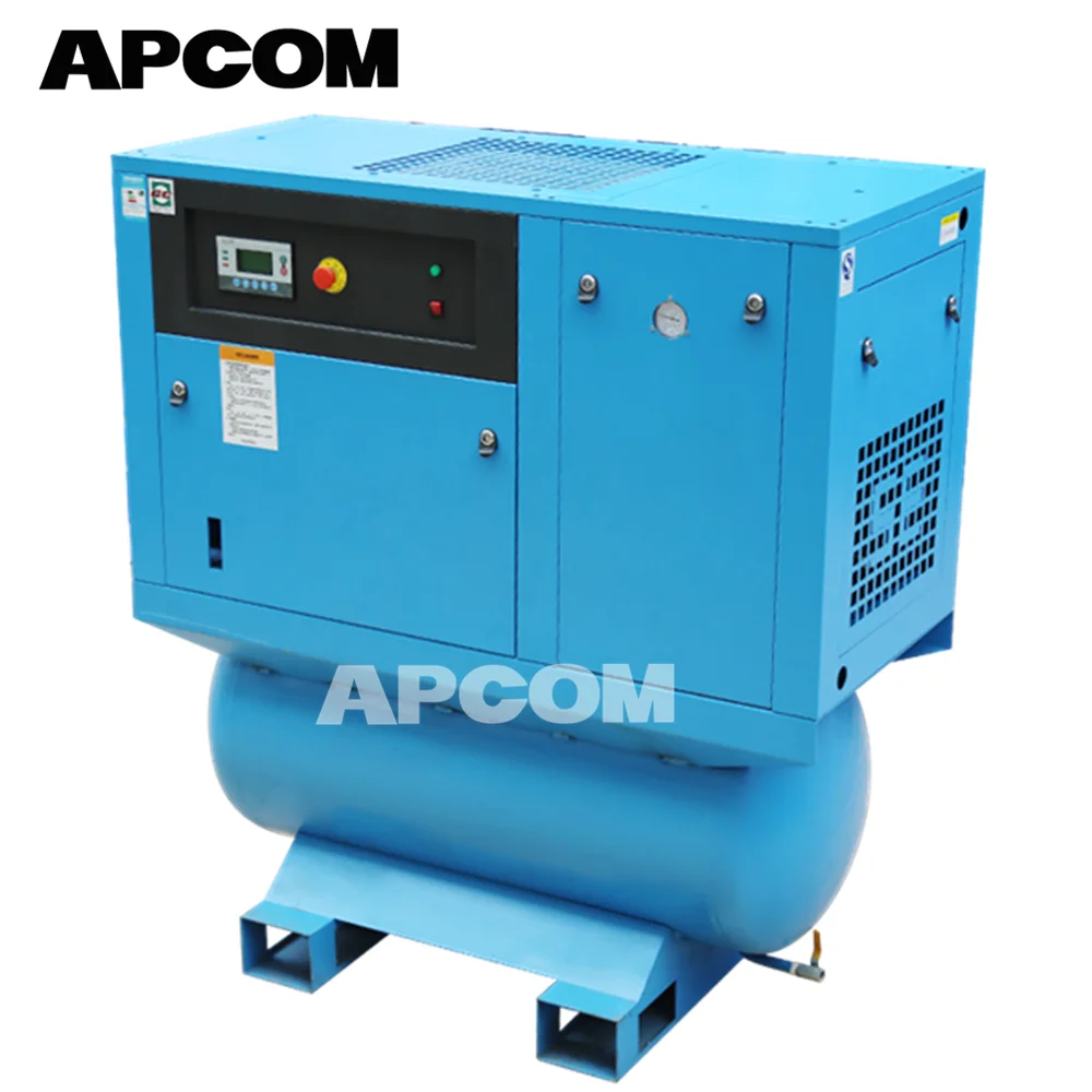 100cfm Dryer  10 Bar Portable Screw Air Compressor Diesel Engine Driven 500 L oil Free Screw Air Compressor