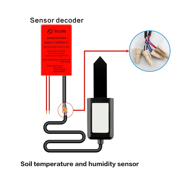 FUJIN IRRIGATION WIFI Sensor decoer Two line decoder Host box solenoid valve Device Kits Garden watering irrigation controller