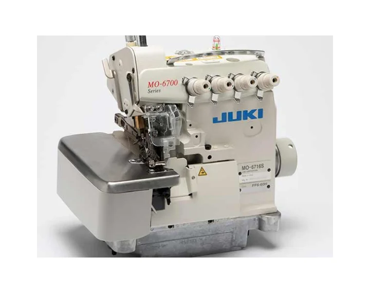 Secondhnad Japan Brand Jukis 5 Threads MO 6716 Overlock Safety Stitch Industrial Sewing Machines Industrial