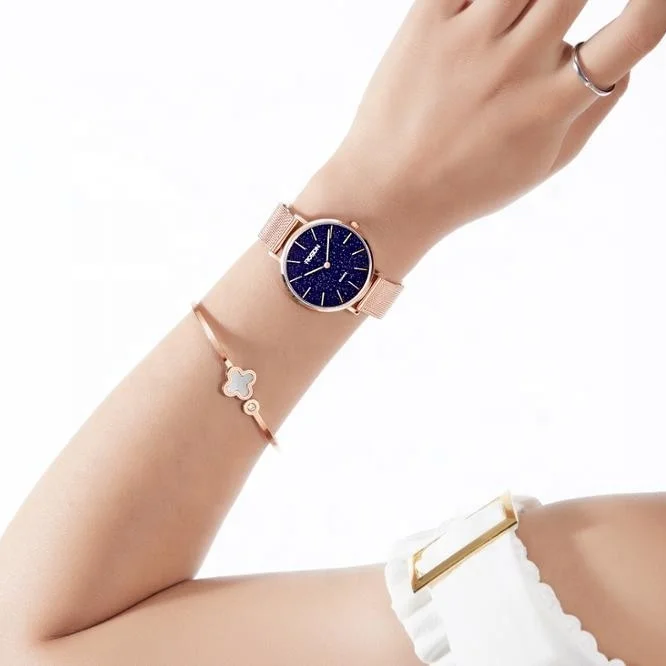 
Brand Watch Luxury Watch High Quality Mesh Band Unisex Men/Women Watches 