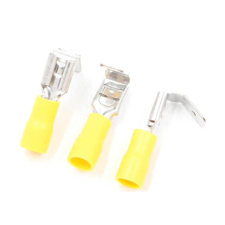 Red Blue Yellow Piggy-back Preinsulated Crimping Cable Lug Terminal