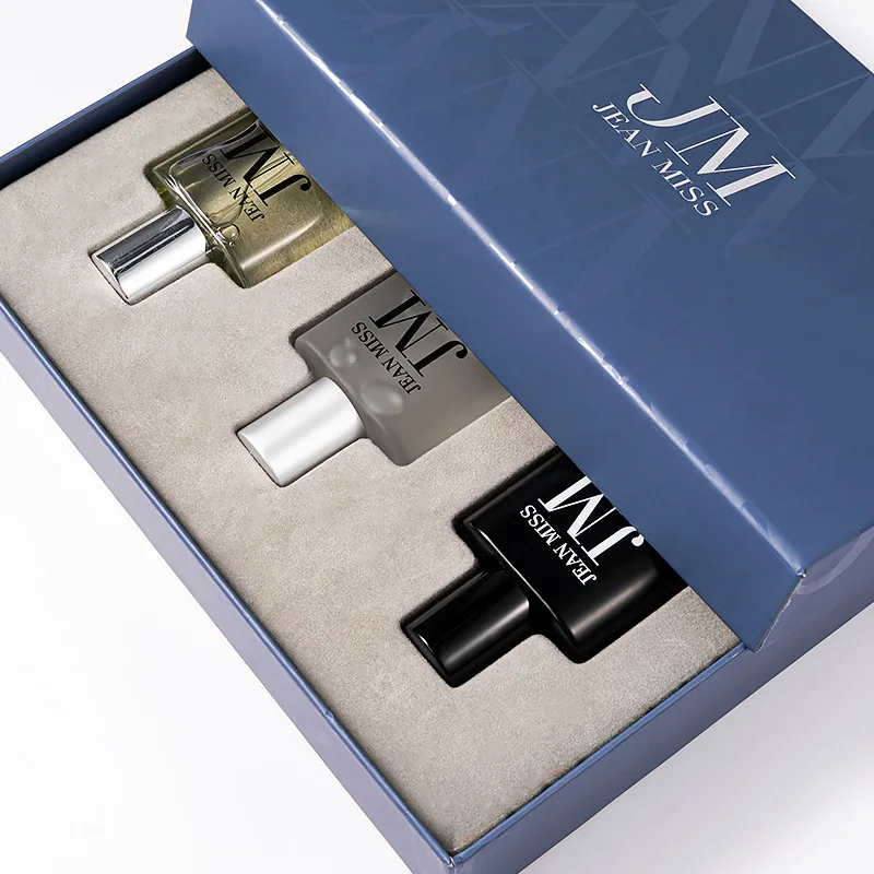Customized Long Lasting Smell 3pcs 30ml Men Perfume Gift Set Men Perfume Set Box