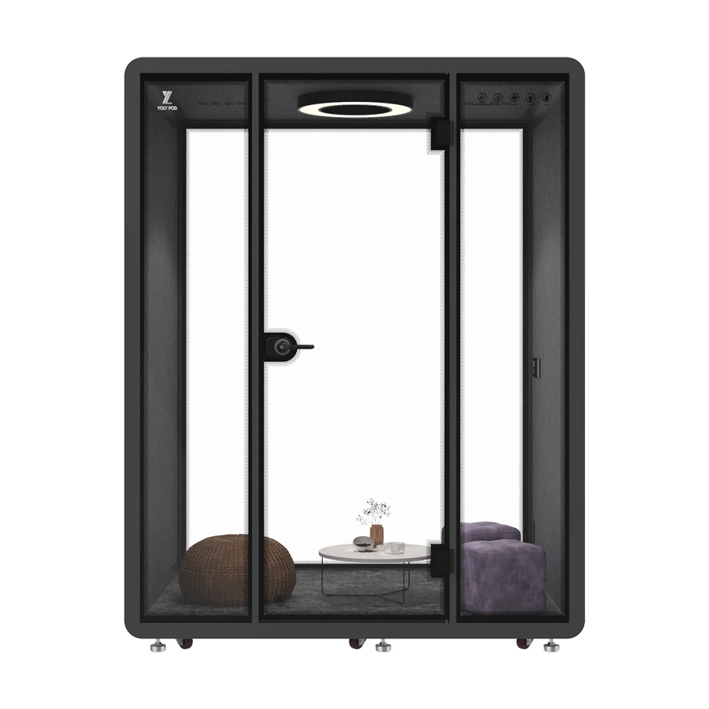 Europe style office soundproof acoustic booth soundproof booth silence office meeting pod recording booth with power supply