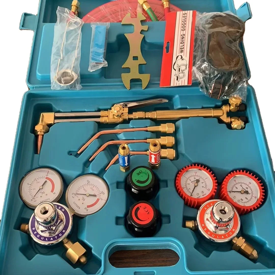 Oxygen Acetylene Gas Welding Cutting Torch Kit