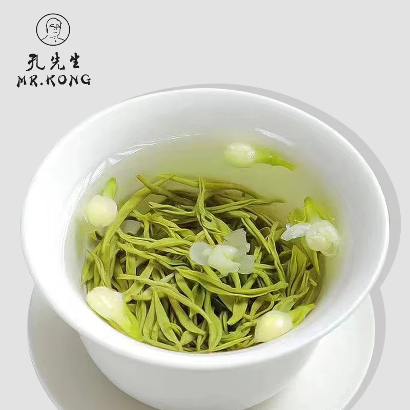 EU ISO Good quality A PureJasmine Green Tea  Chinese Tea with Flower aroma Loose Tea