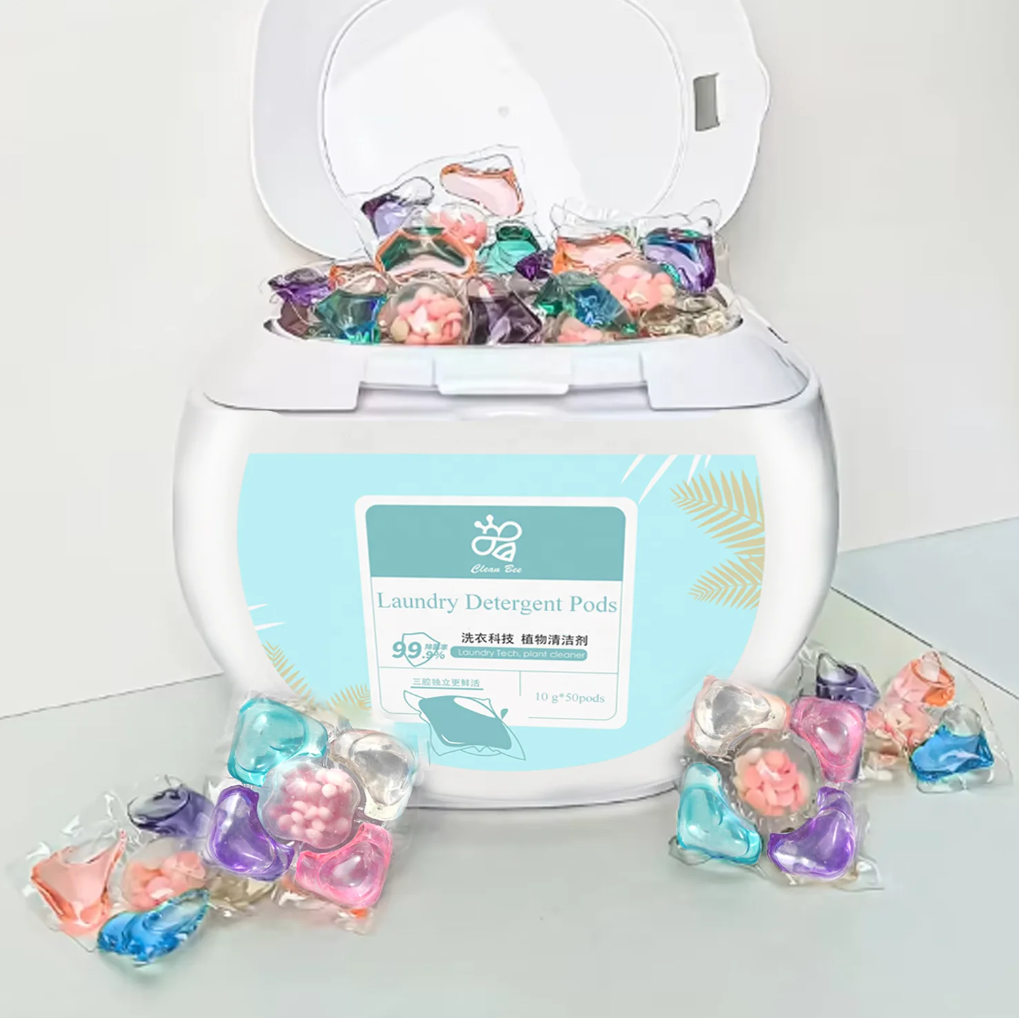 Certificated Private Label Non Biological All In One Lavender & Camomile Original Color Laundry Capsules Washing Pods Capsules
