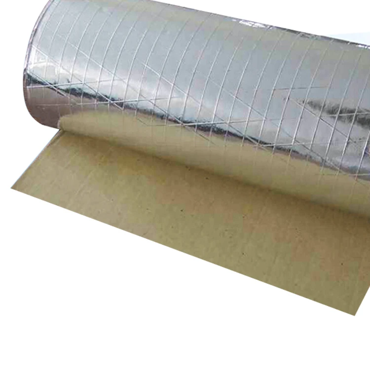 Sun Reflective Thermal Insulation Woven Fabric Laminated Aluminium Foil