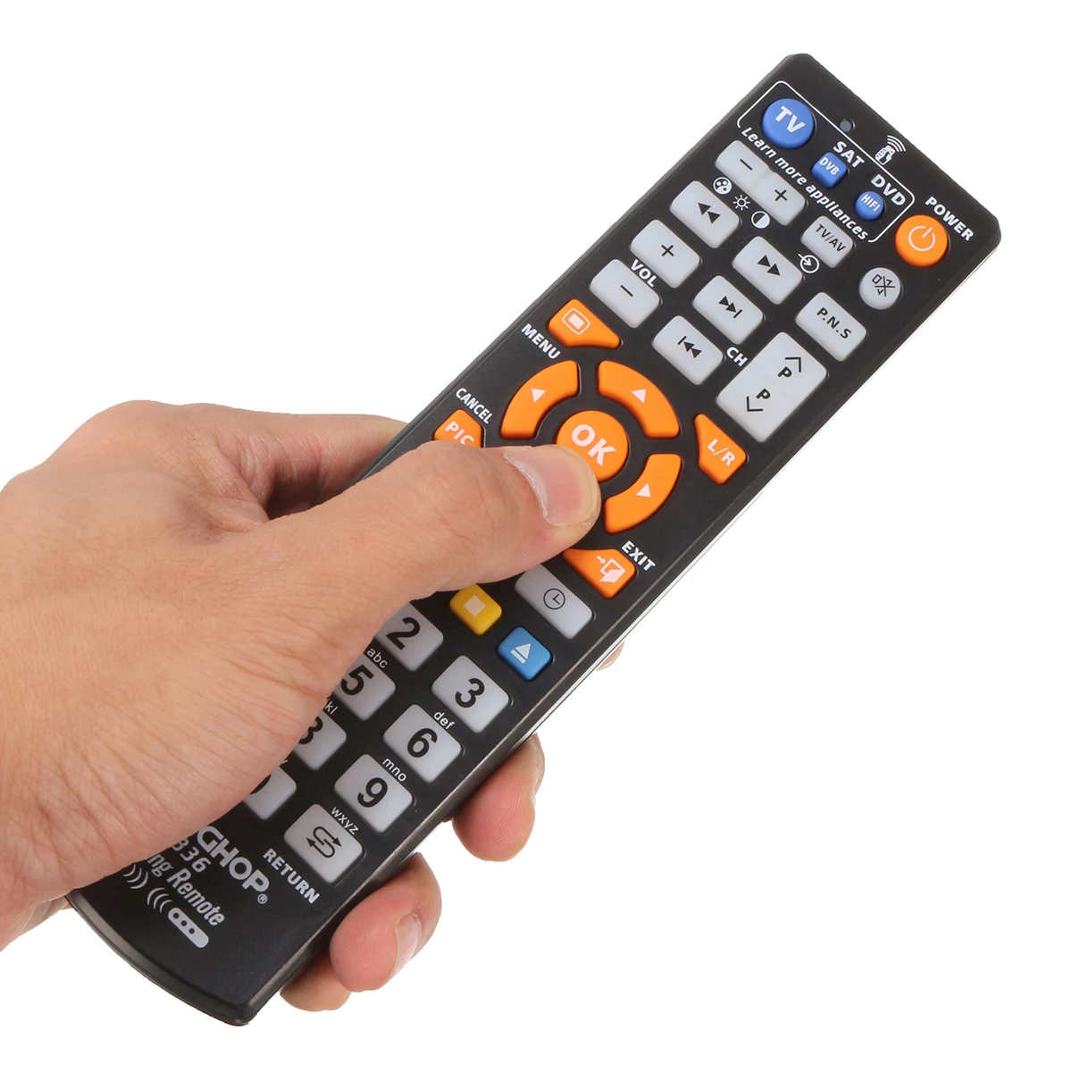  Универсальный Смарт-контроллер Chunghop L336 для ТВ CBL DVD SAT Нобелевский обучающий пульт дистанционного управления